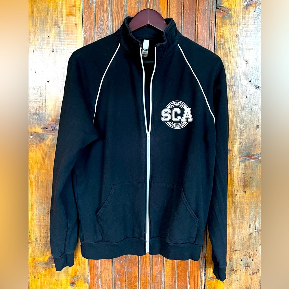 Black SCA Showchoir Camps of America Zip-Up Jacket Women’s Size Small